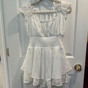 White romper, size medium, NEVER WORN